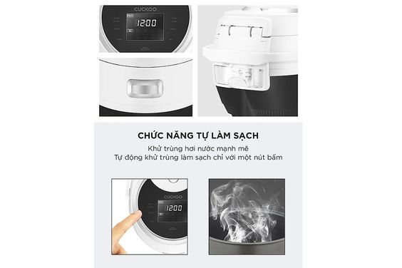 Nồi cơm điện Cuckoo 1.8 lít CR-1020F nhiều tính năng tiện lợi